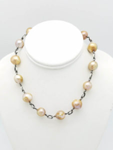 Natural Golden fresh water pearls